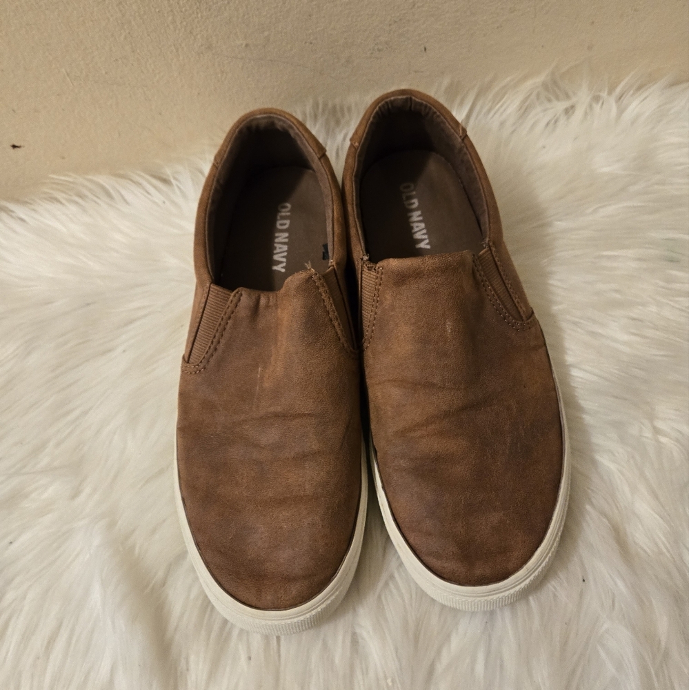 Old Navy  Brown Slip-On Shoes US 8-26